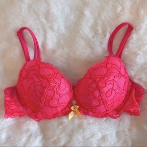 VS hot pink very sexy push up bra 32B